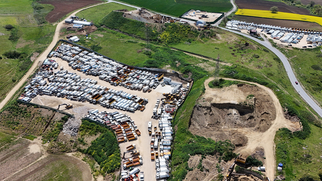 TMSF’nin el koyduğu yüzlerce araç böyle görüntülendi
