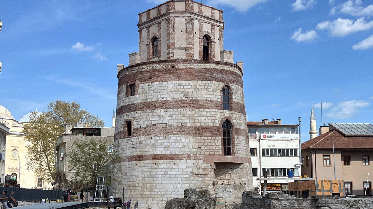 Galata’dan daha eski: Edirne’ye yeni seyir terası: Şehre bir de buradan bakın