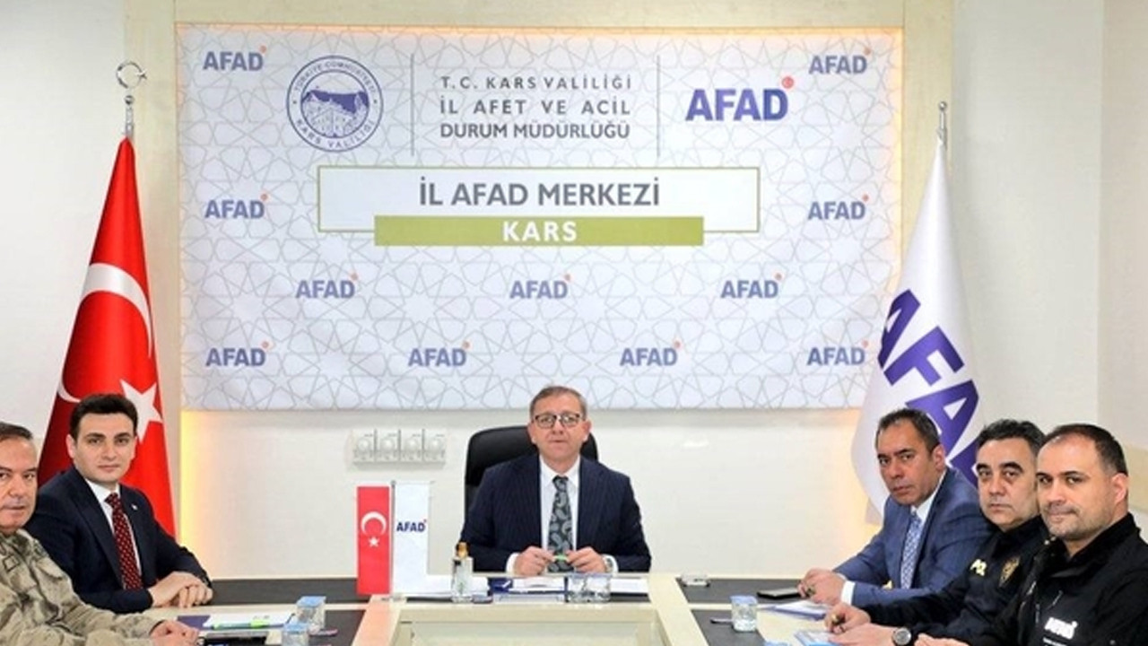 Kars’ta afetlere karşı hazırlık masaya yatırıldı