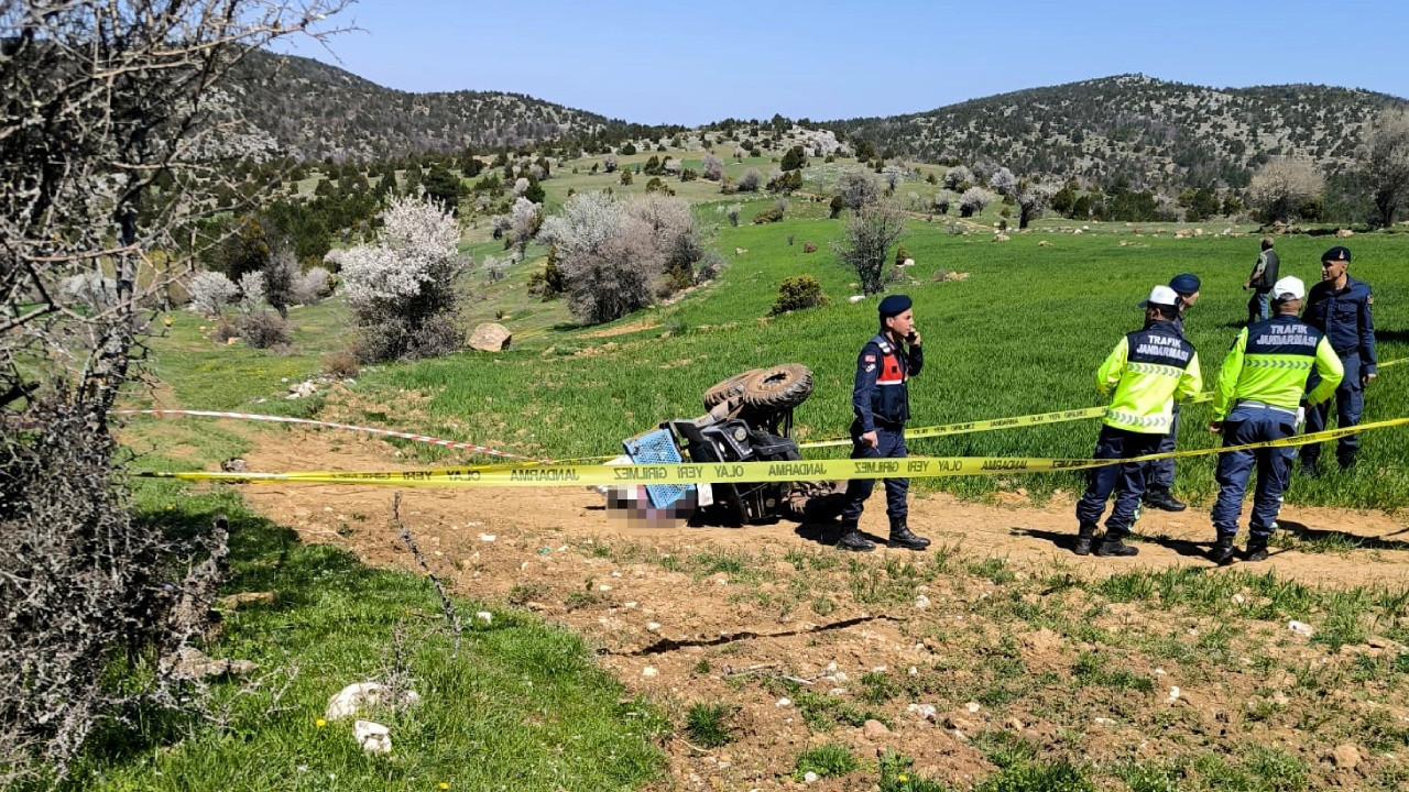 Kütahya'da devrilen ATV'nin sürücüsü hayatını kaybetti