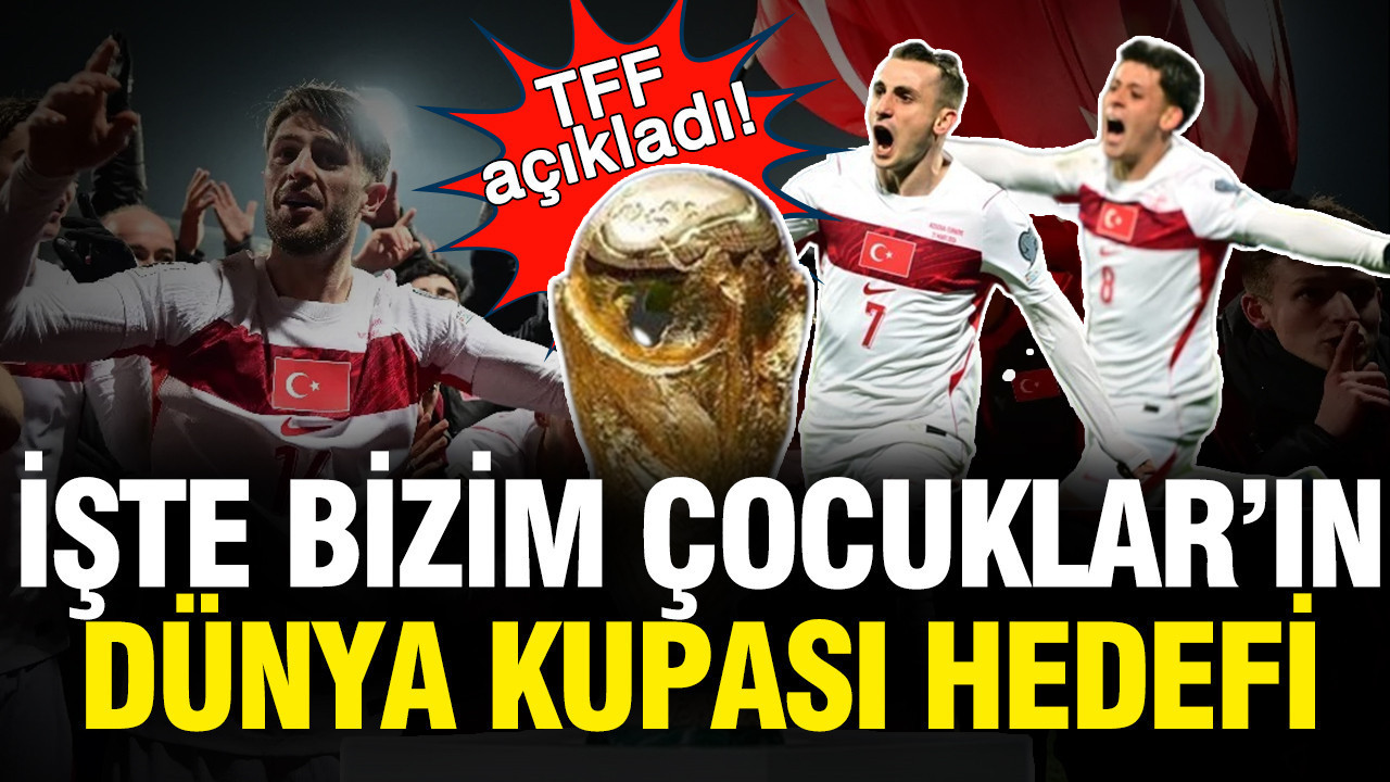 TFF, Dünya Kupası'nda hedefi açıkladı