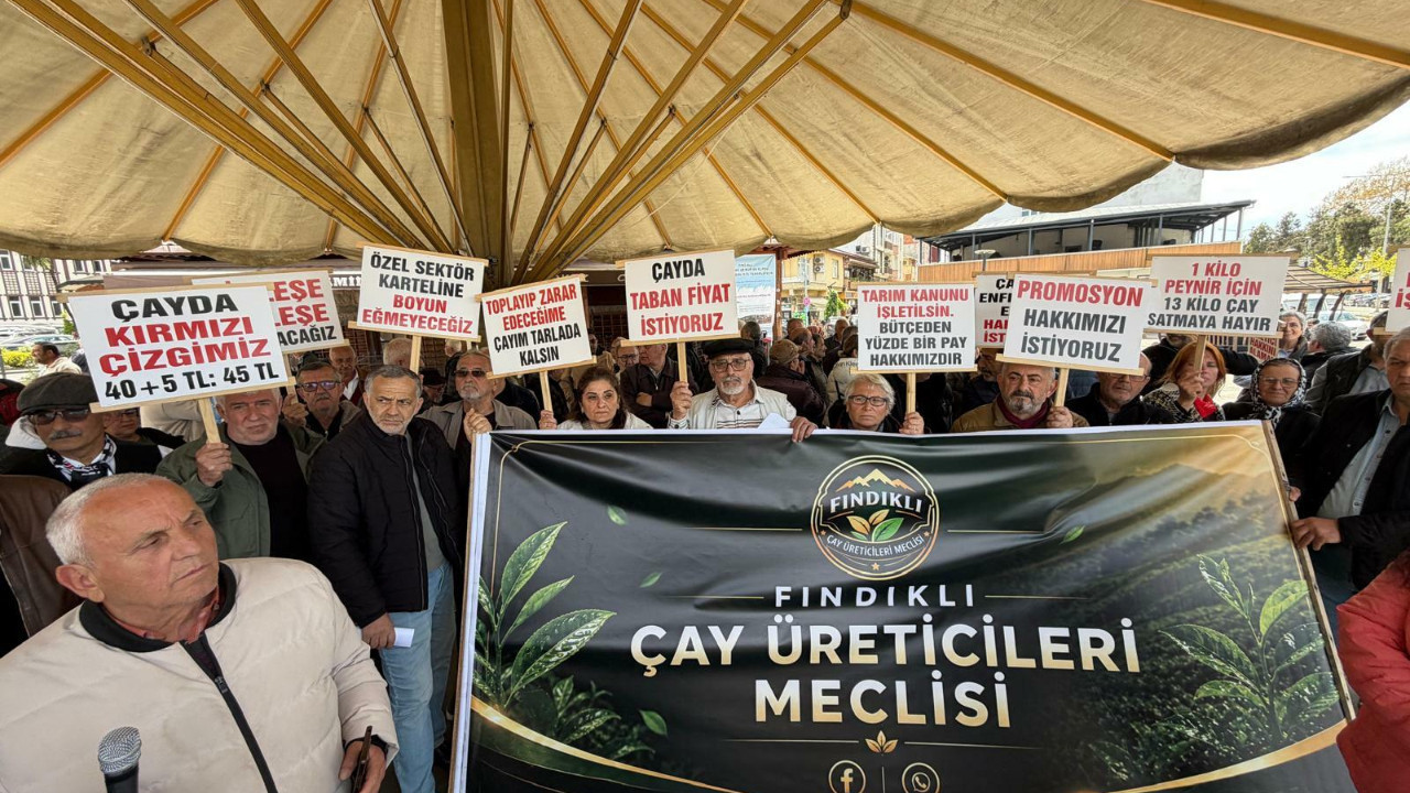 Çay üreticilerinden sert çıkış: 45 TL’nin altını kabul etmiyoruz
