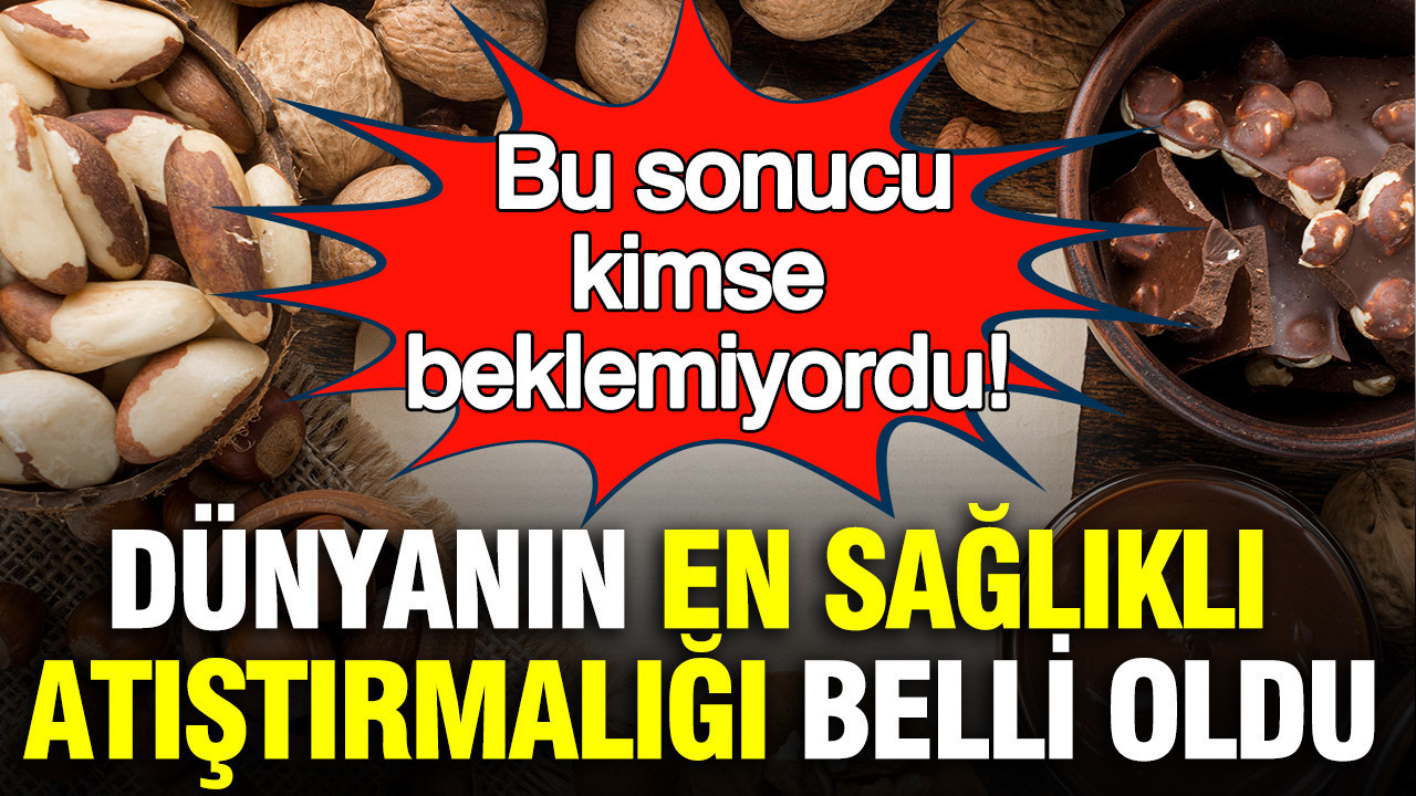 Dünyanın en sağlıklı atıştırmalığı belli oldu: Bu sonucu kimse beklemiyordu
