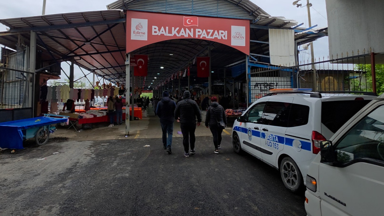 Edirne'deki 'Ulus Pazarı' Balkan Pazarı adıyla yeniden açıldı