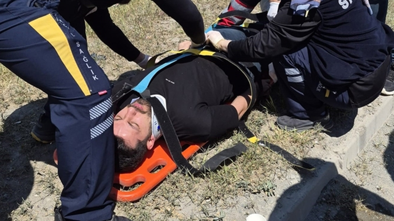 Iğdır’da otomobil takla attı: Sürücü yaralandı