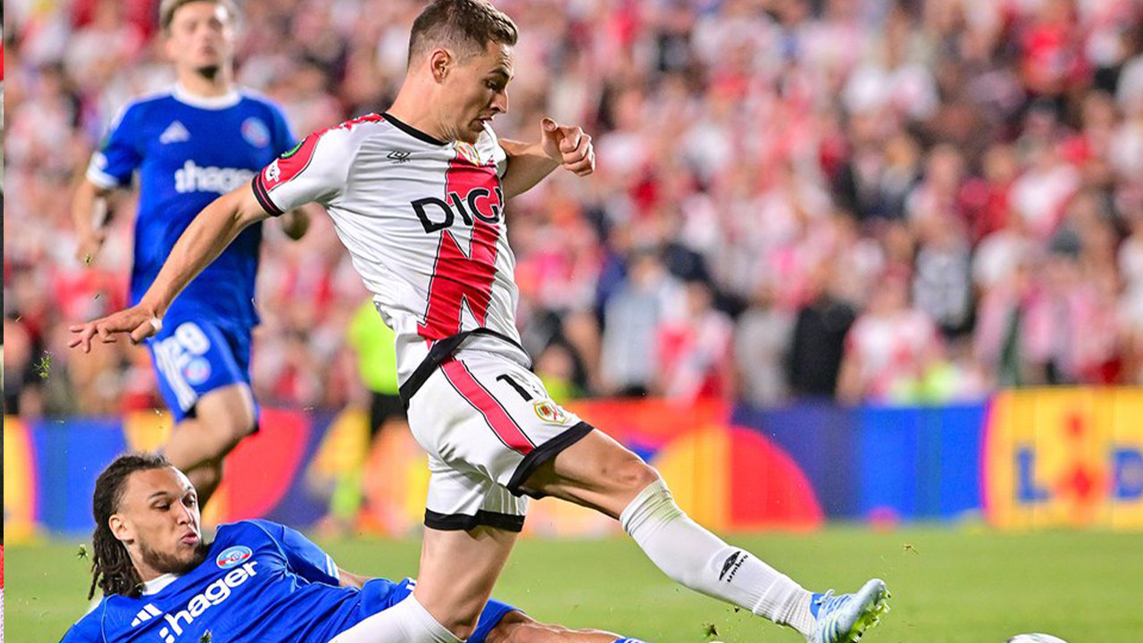Rayo Vallecano evinde Strasbourg'a karşı avantajı kaptı