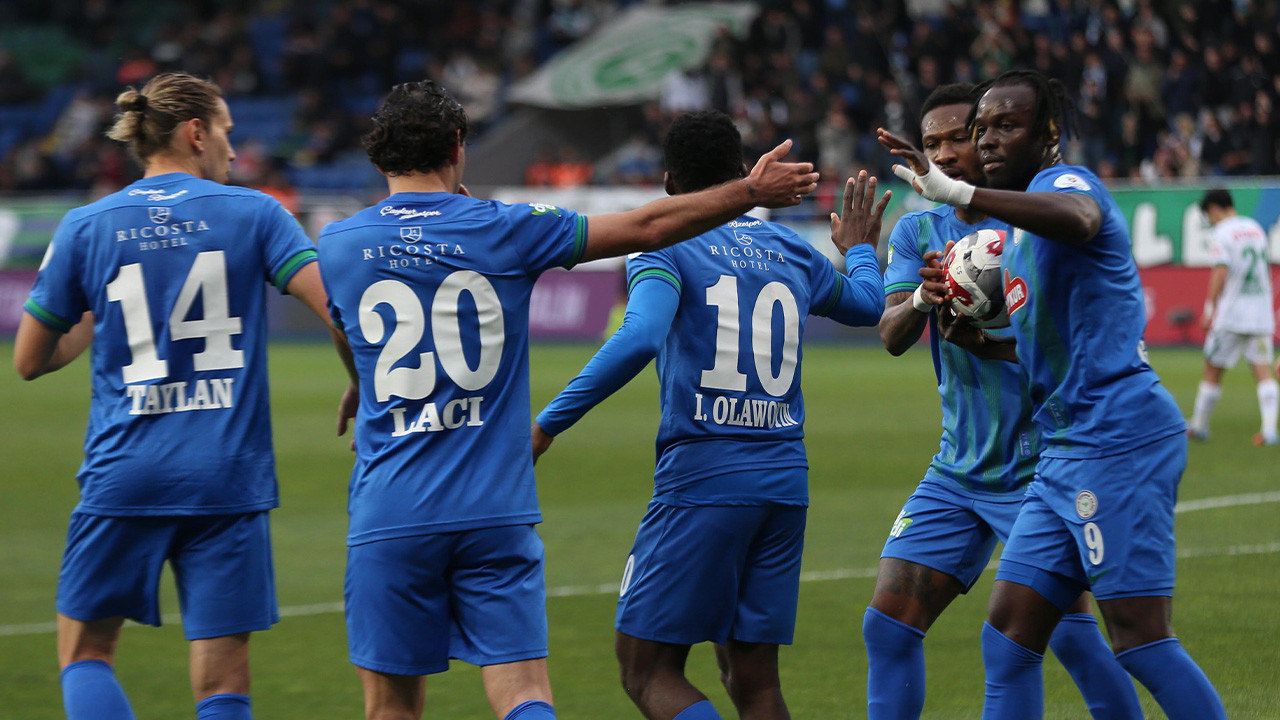 Rizespor Konyaspor'u yenerek evinde 5'te 5 yaptı