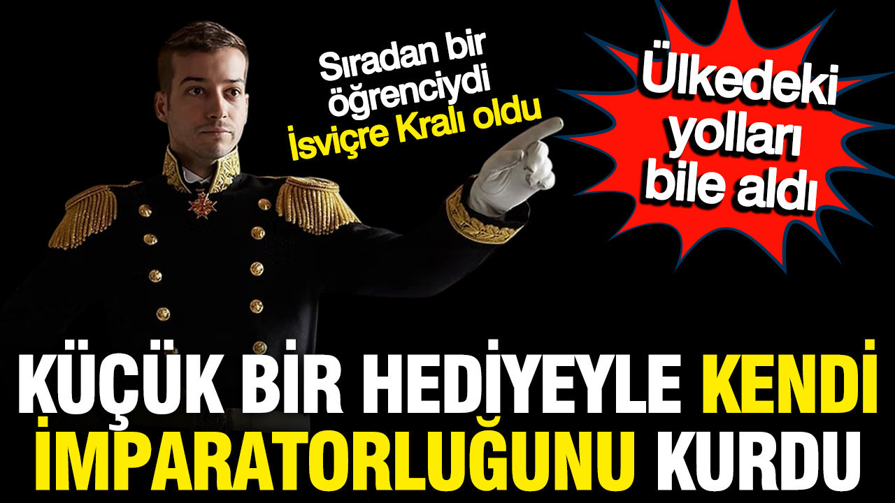 Ülkedeki yolları ve arazileri bedavaya aldı, imparatorluk kurdu; Jhonas Lauwiner şimdi İsviçre Kralı