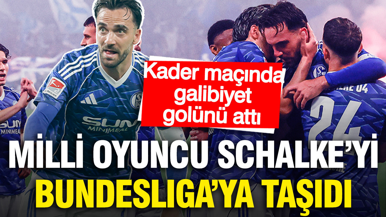 Schalke 04 milli oyuncu Kenan Karaman'ın golüyle Bundesliga'ya geri döndü