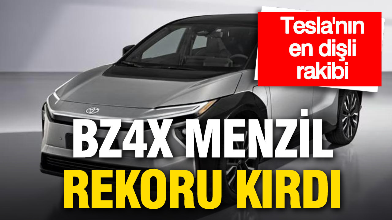 Tesla'nın en dişli rakibi: bZ4X gerçek kullanımda menzil rekoru kırdı