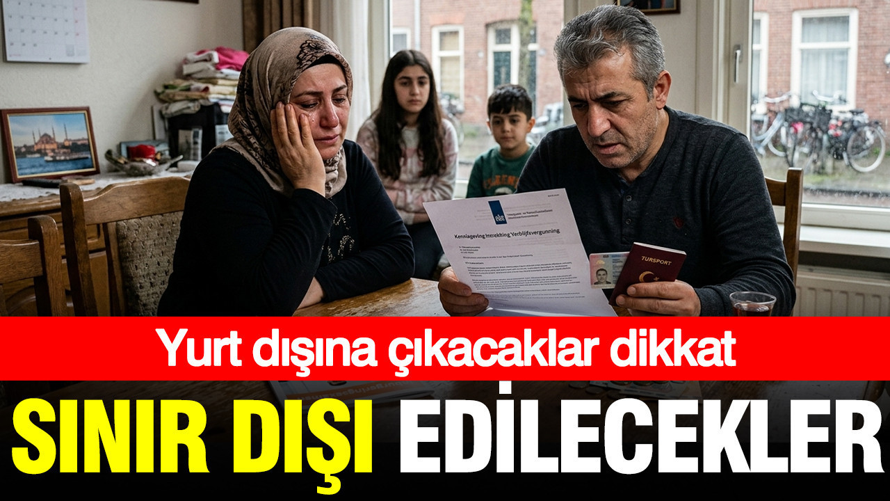 Yurt dışına çıkacaklar dikkat: Sınır dışı edilecekler