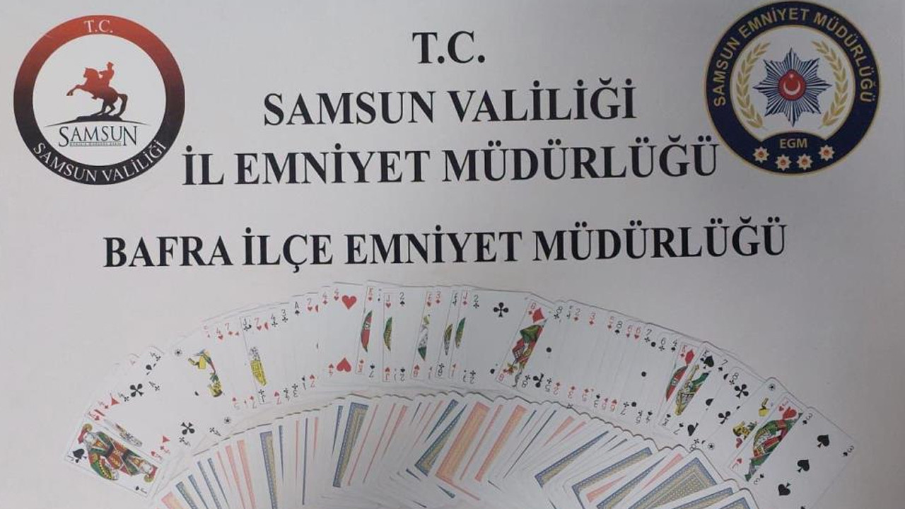Bafra’da kumar baskını