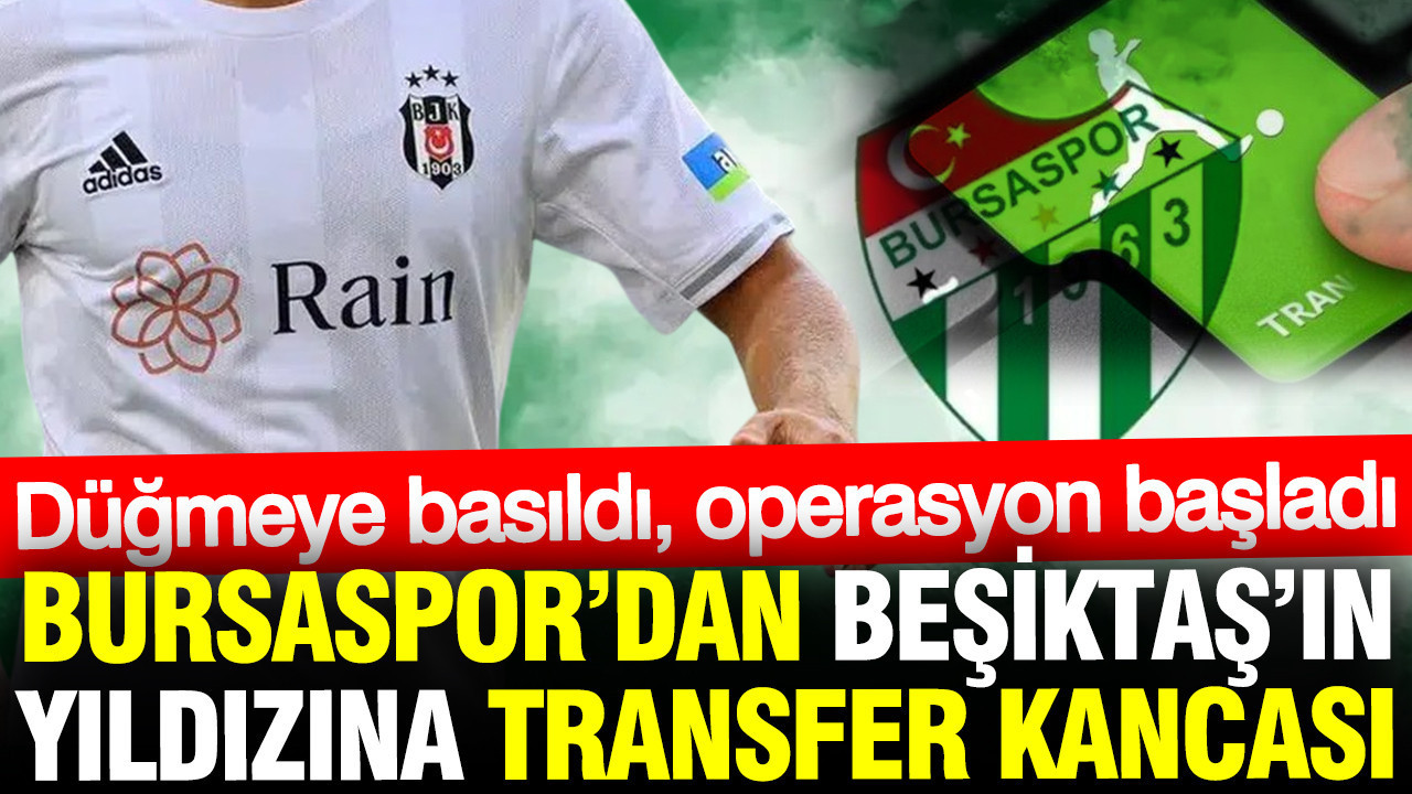 Bursaspor, Beşiktaş'ın yıldız futbolcusunu transfer etmek istiyor
