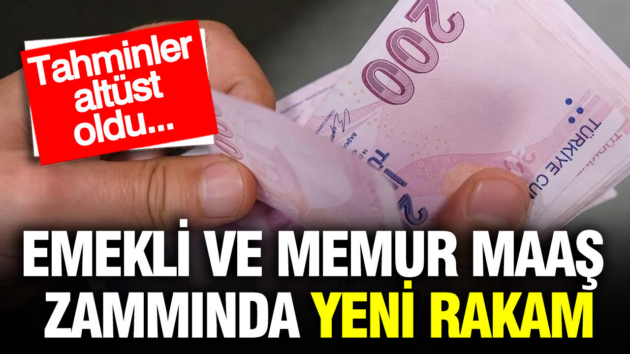 Emekli ve memur maaş zammı yeniden hesaplandı: Bir gün kala 4 aylık rakam…