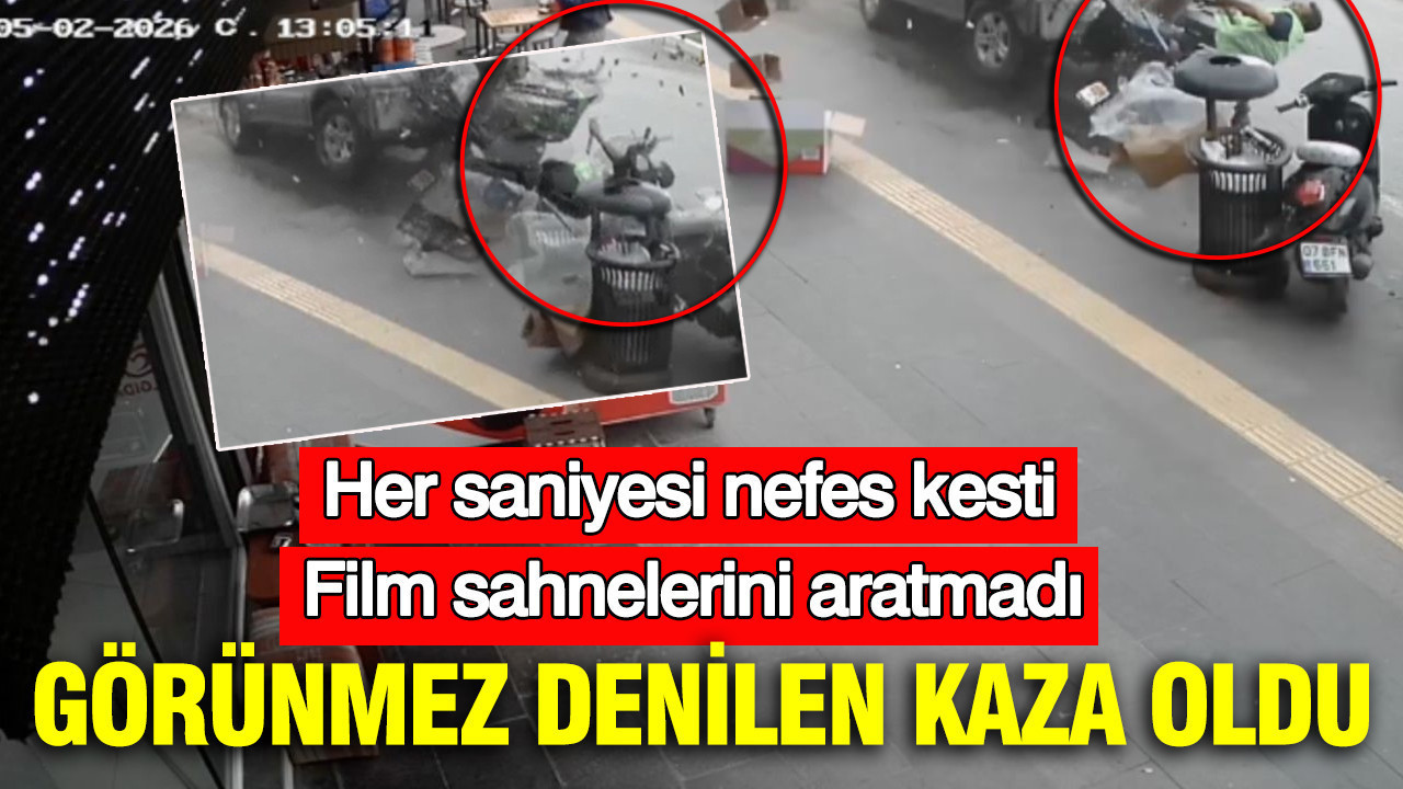 Görünmez denilen kaza oldu: Film sahnelerini aratmadı: Her saniyesi nefes kesti