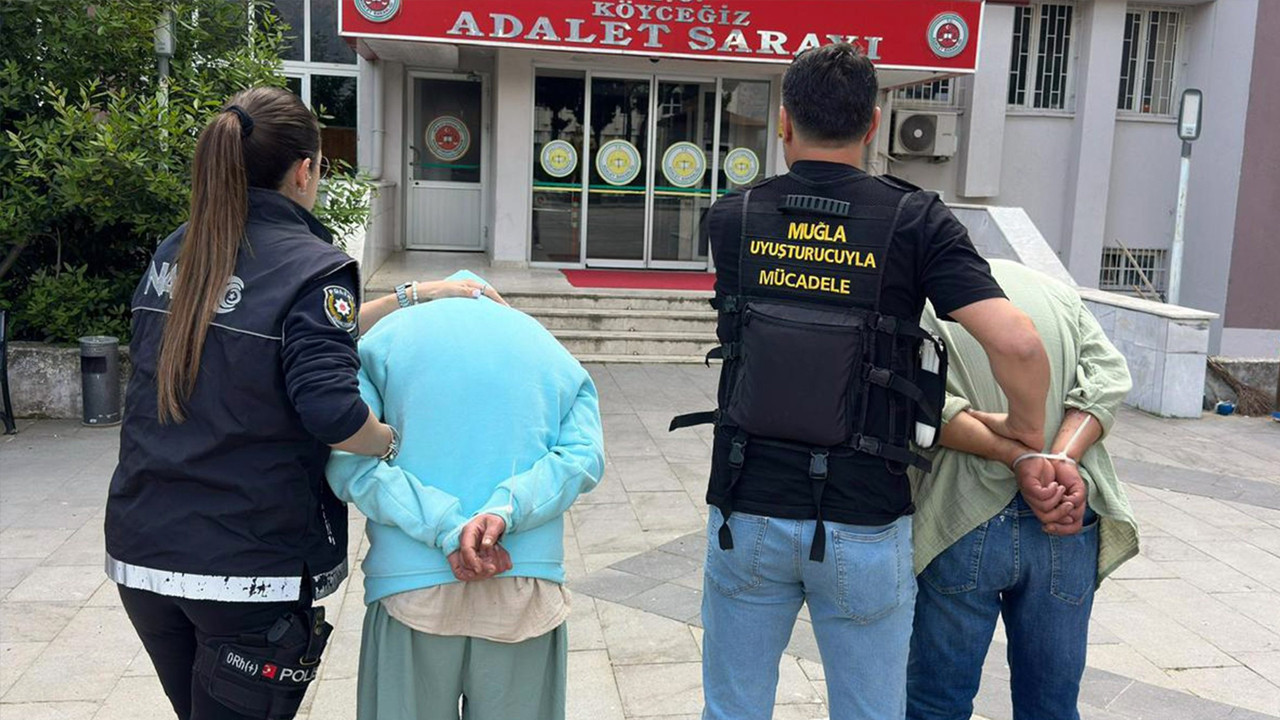 Köyceğiz’de istihbarat ve narkotik ekiplerinden ortak çalışma: 2 tutuklama