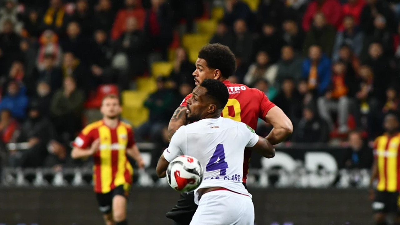 Küme düşme hattını ilgilendiren maçta Kayserispor, Eyüpspor'la berabere kaldı