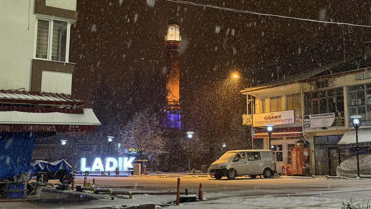 Samsun'da Mayıs ayında kar yağışı etkili oldu