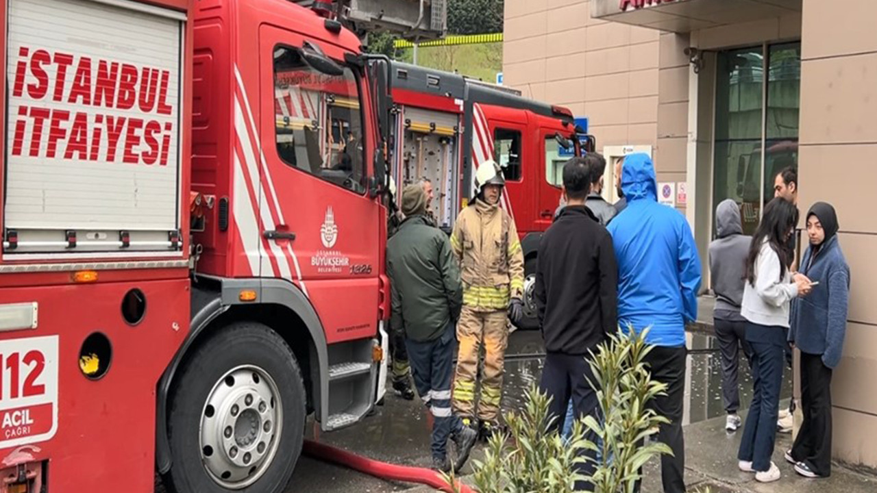 Sarıyer’de yangın paniği: Acil servis boşaltıldı