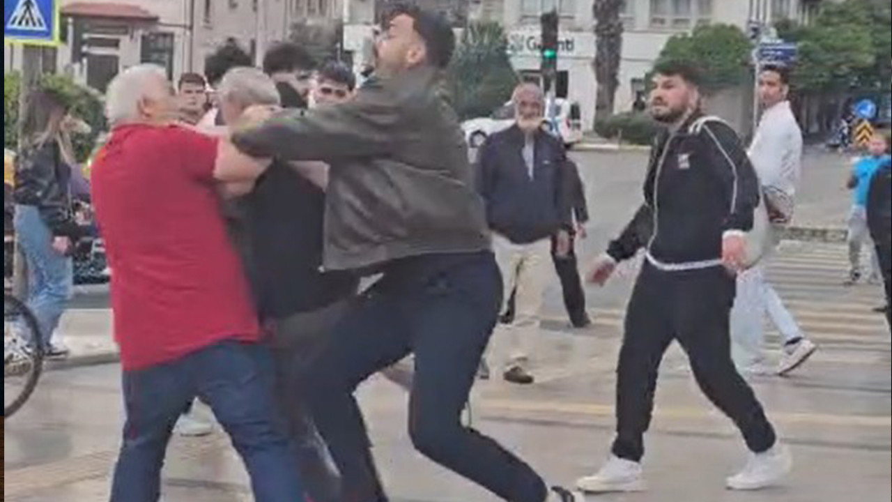 Eşinin gözü önünde darp edildi
