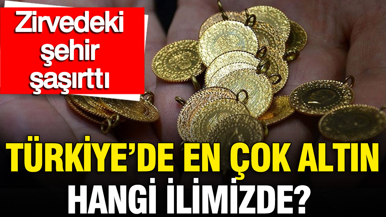 Türkiye'de en çok altın hangi ilimizde? Zirvedeki şehir şaşırttı
