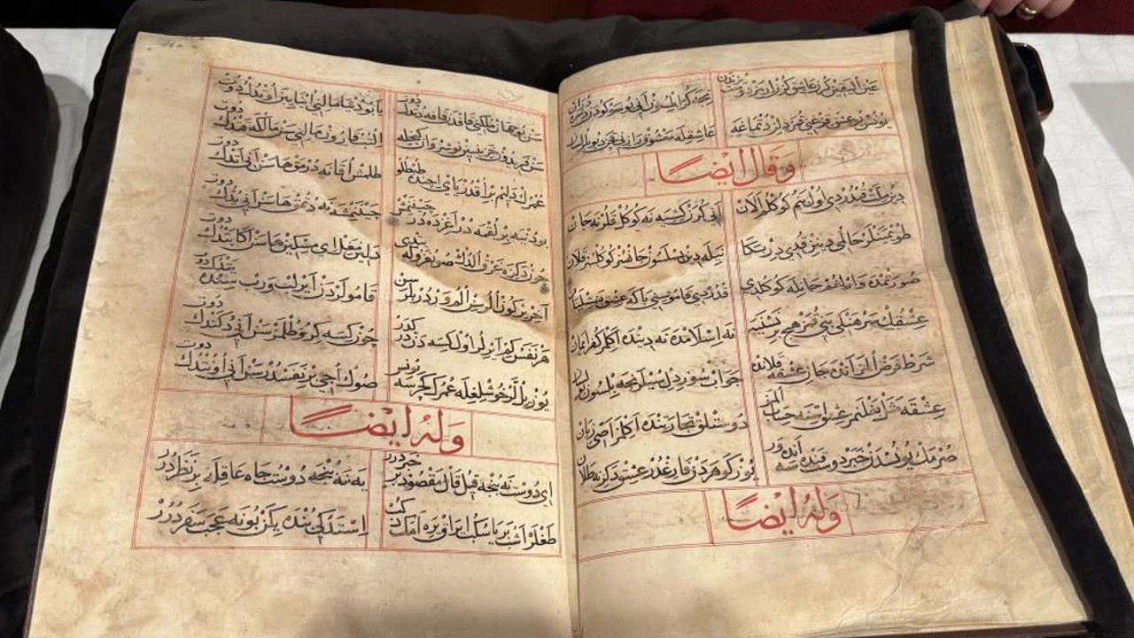 Yunus Emre’nin kayıp el yazması nüshaları sergilendi