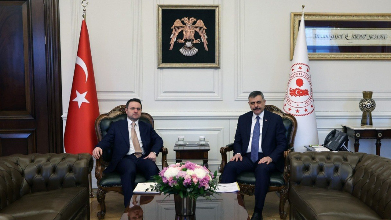 Adalet Bakanı Akın Gürlek'ten İçişleri Bakanı Mustafa Çiftçi'ye ziyaret