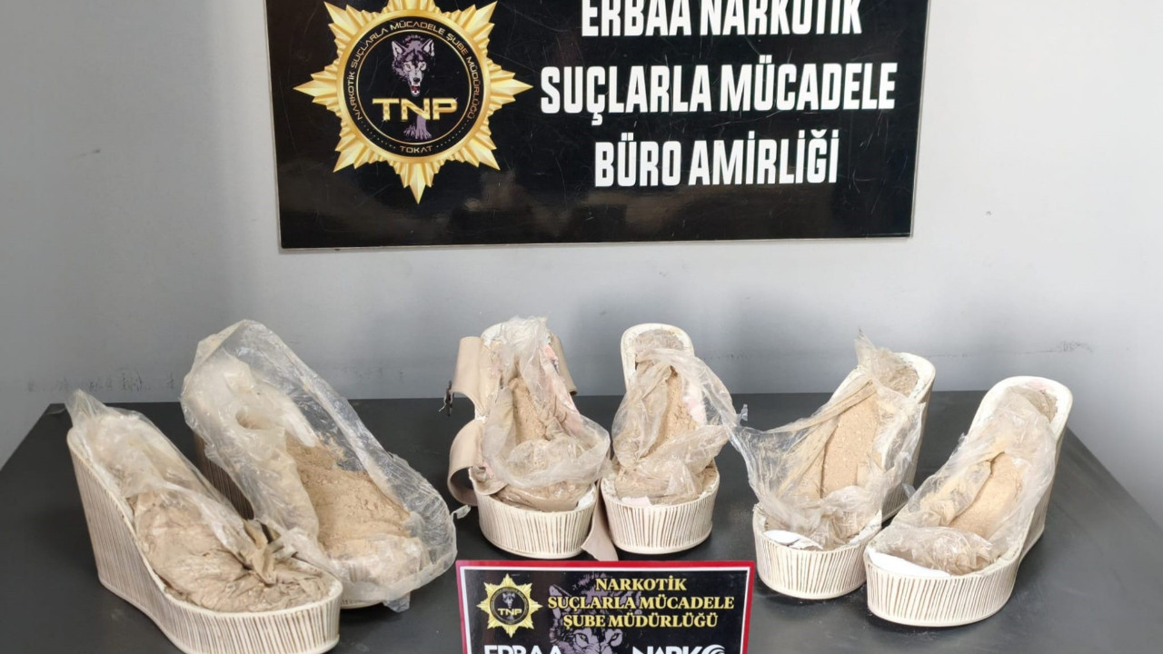 Ayakkabı tabanında gizli eroin sevkiyatı: 3 ilde operasyon