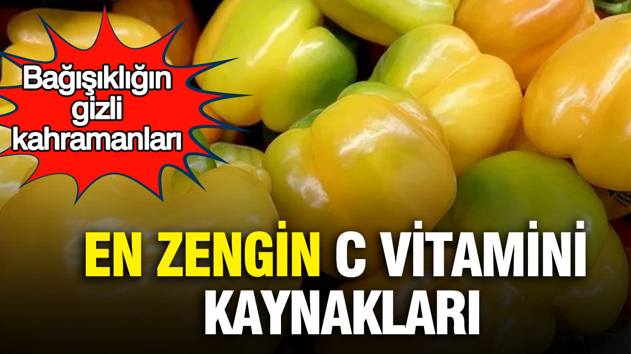 Bağışıklığın gizli kahramanları: En zengin c vitamini kaynakları