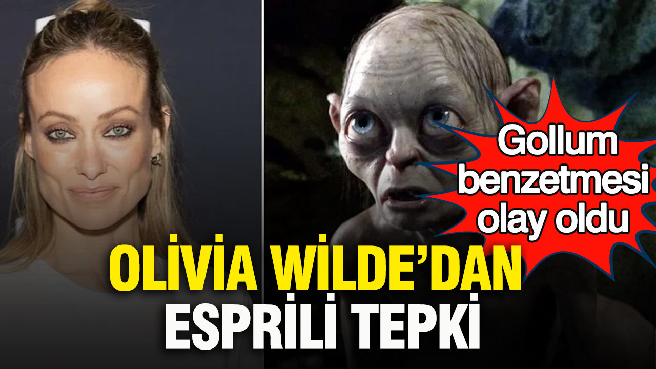 Gollum benzetmesi olay oldu: Olivia Wilde’dan esprili tepki