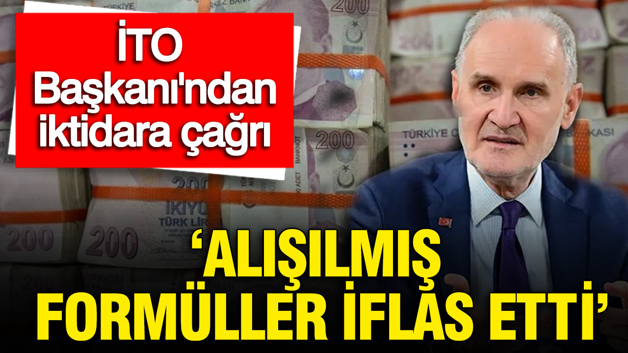 İTO Başkanı Şekib Avdagiç'ten iktidara çağrı: 'Alışılmış formüller iflas etti'