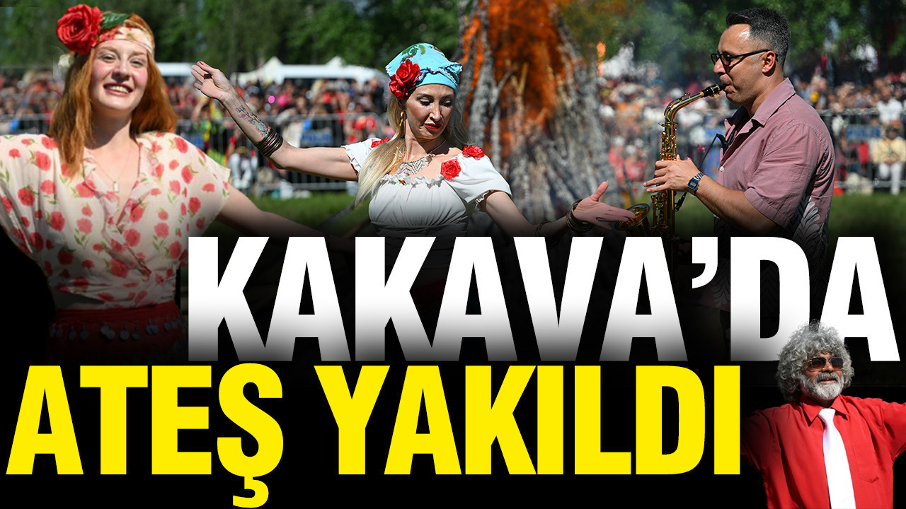 Kakava Şenlikleri'nde ateş yakıldı