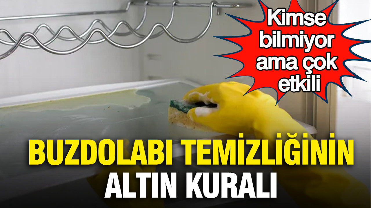 Kimse bilmiyor ama çok etkili: Buzdolabı temizliğinin altın kuralı