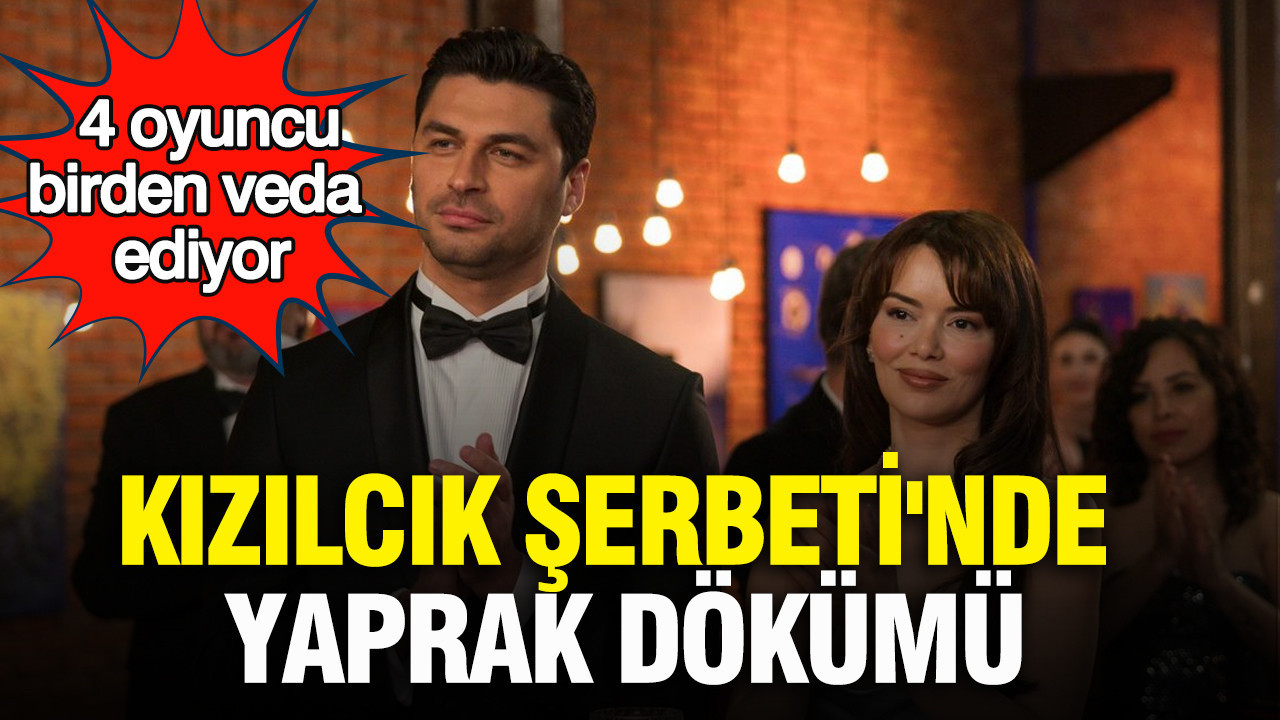 Kızılcık Şerbeti'nde yaprak dökümü: 4 oyuncu birden veda ediyor