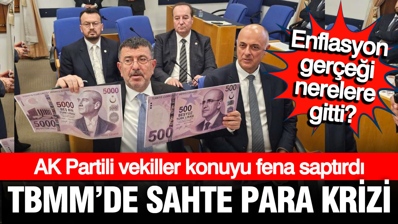 TBMM'de sahte para krizi: AK Partili vekiller Veli Ağbaba'ya 'suç işliyorsun' dedi