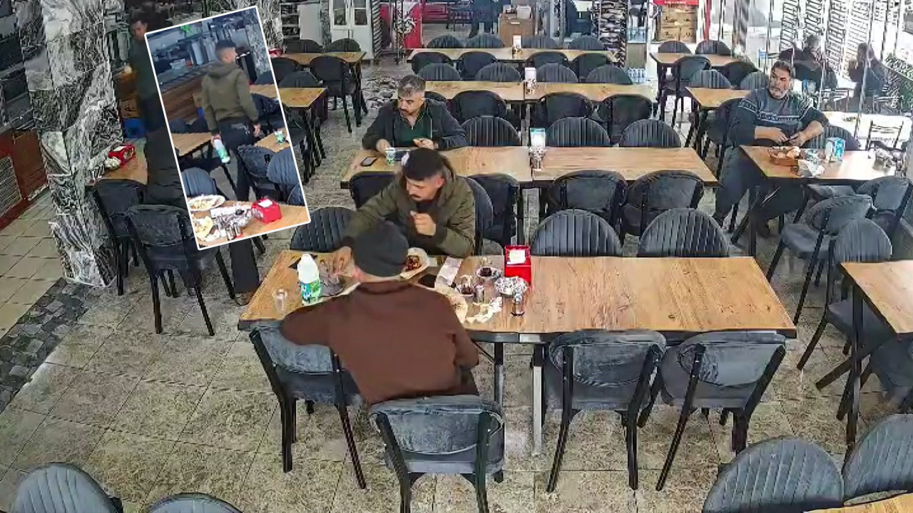 Yiyip içip hesabı ödemeden kaçtılar: Yarım kalan ayranı da yanlarına aldılar
