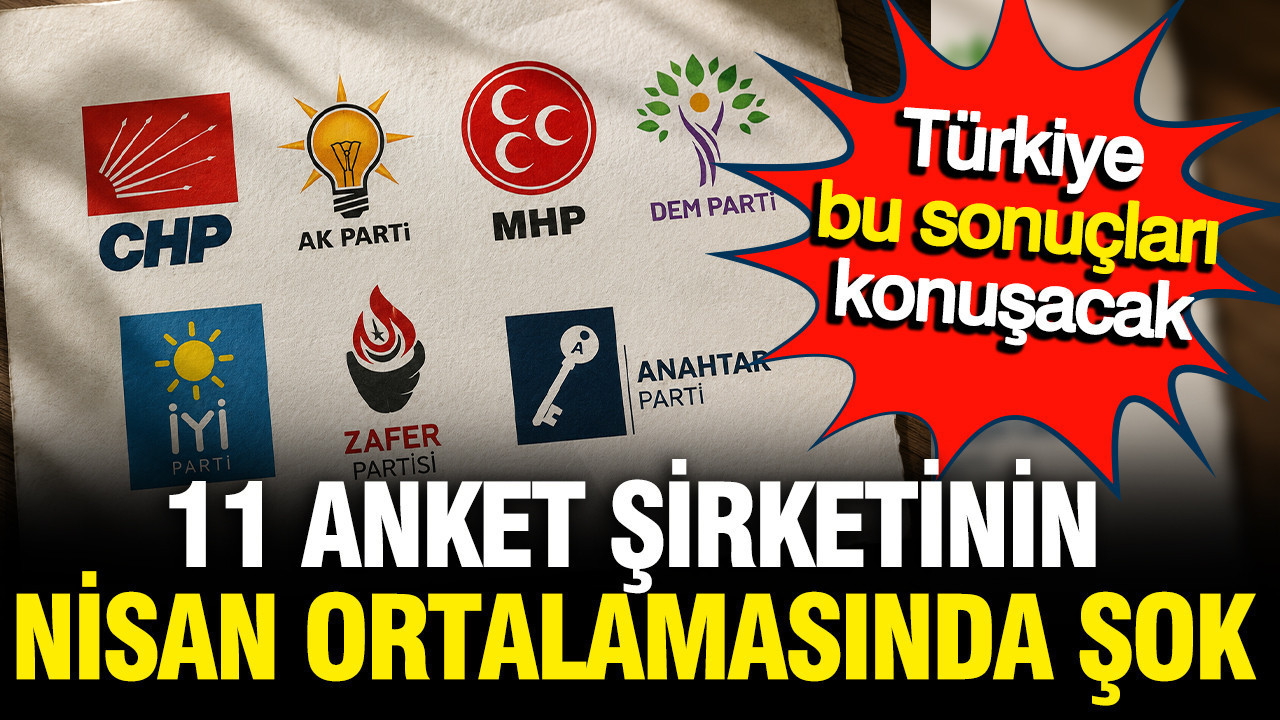Türkiye bu anket sonuçlarını konuşacak, 11 şirketin ortalamasında fark %1,5