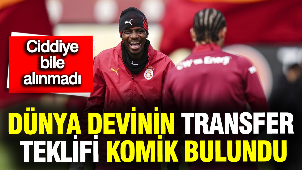Dünya devi Osimhen için transfer teklifinde bulundu: Galatasaray ciddiye almadı
