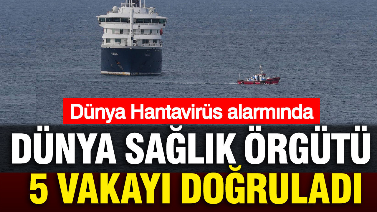 Dünya Hantavirüs alarmında, 8 vakandan 5'i doğrulandı