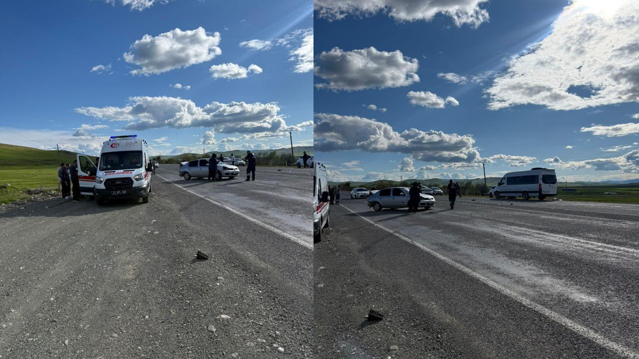 Elazığ’da iki otomobil çarpıştı: 3 yaralı