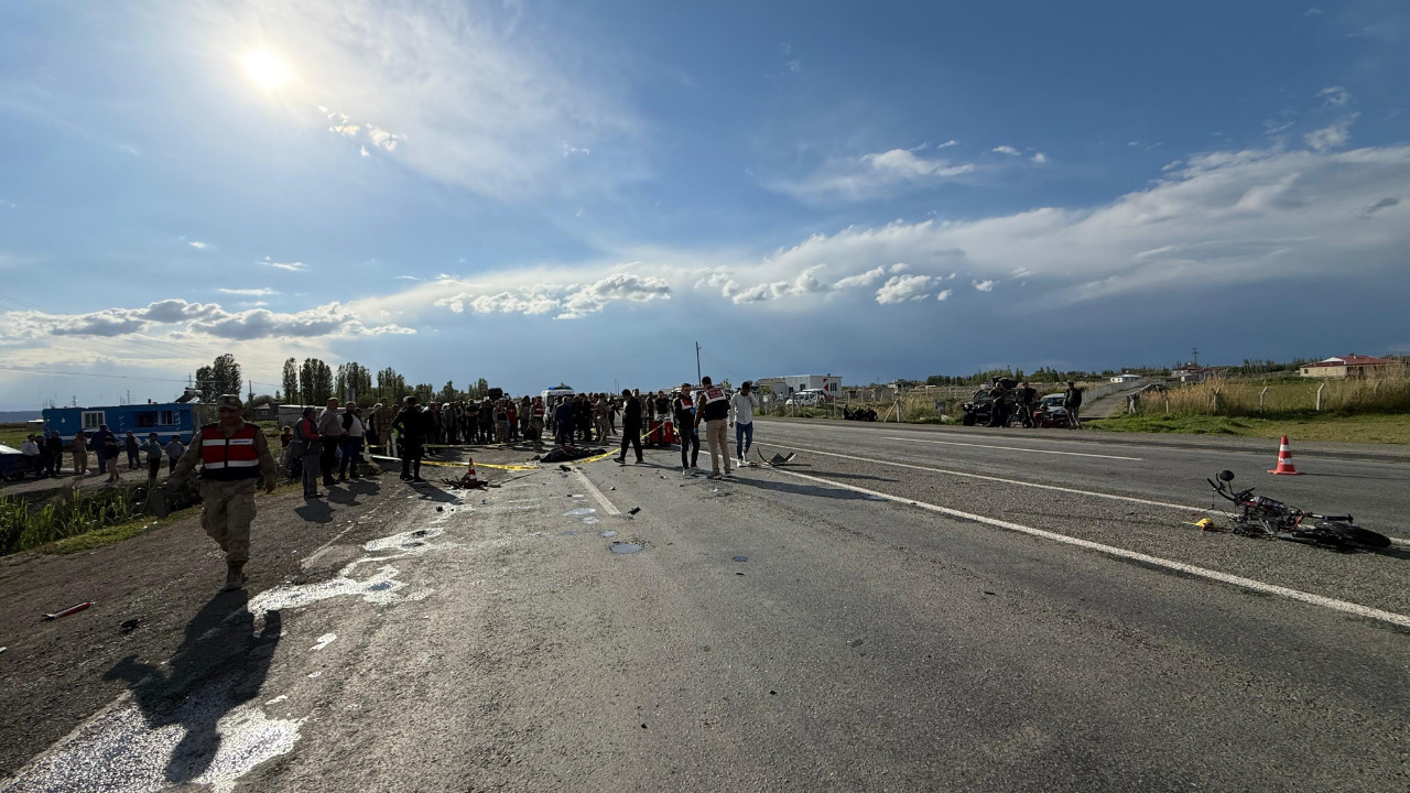 Iğdır’da feci kaza: Motosiklet sürücüsü hayatını kaybetti