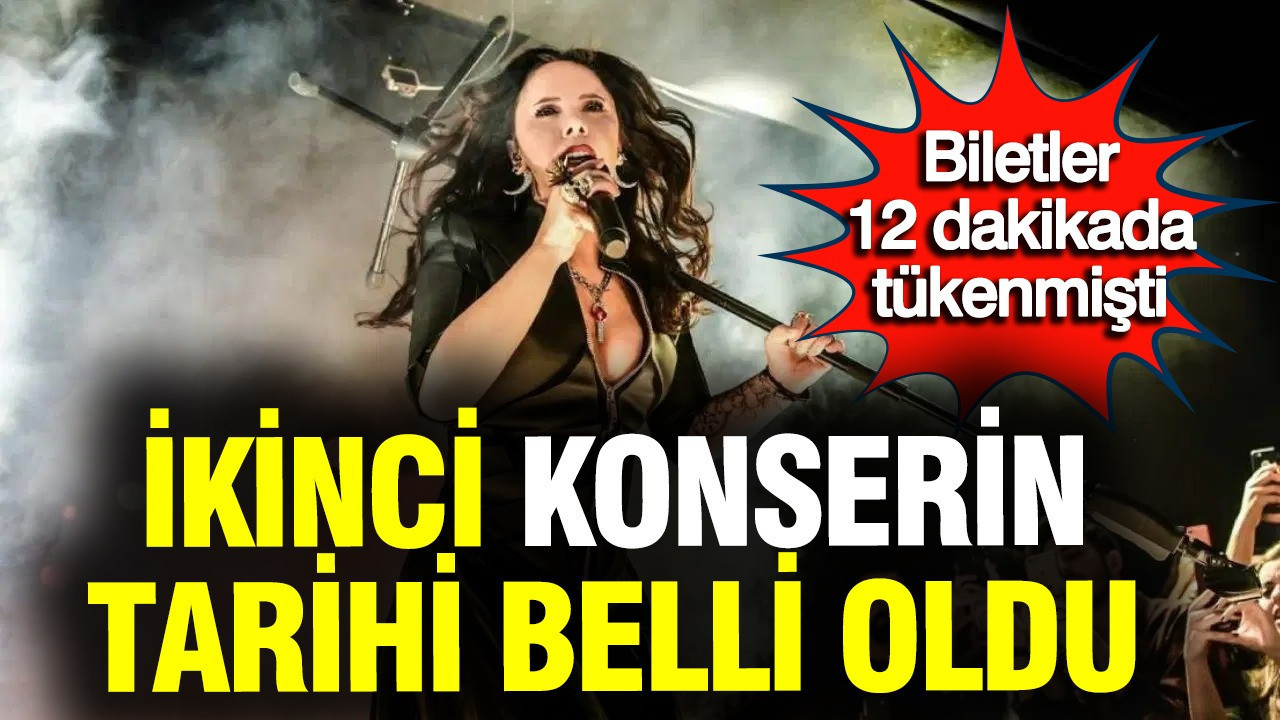 Şebnem Ferah’ın ikinci konserinin tarihi belli oldu: Biletler 12 dakikada tükenmişti