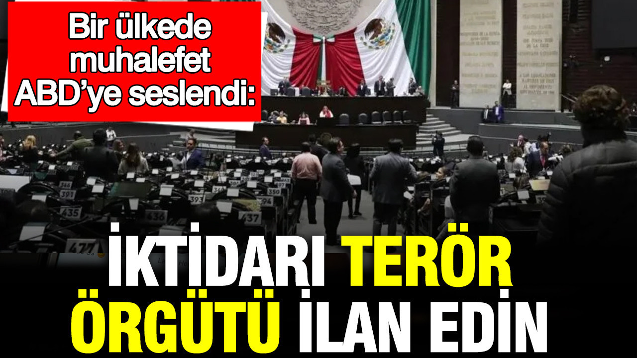Bir ülkede muhalefet ABD’ye seslendi: İktidarı terör örgütü ilan edin