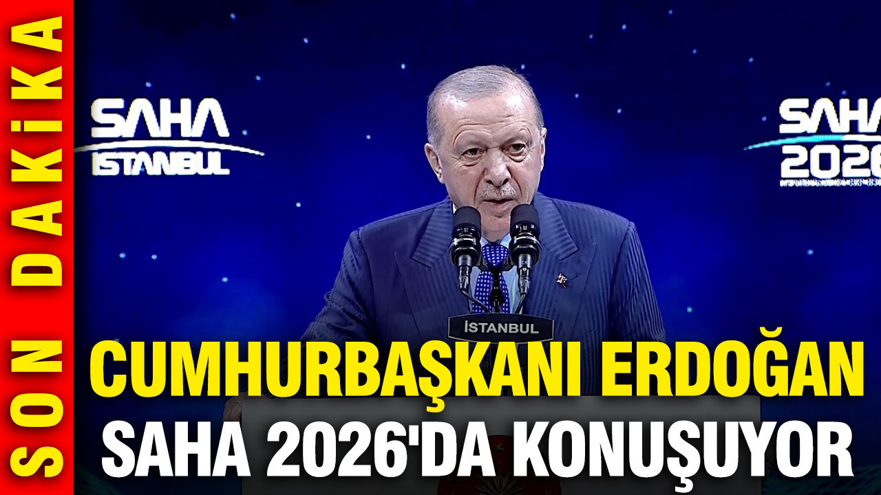 Cumhurbaşkanı Erdoğan, SAHA 2026'da konuşuyor