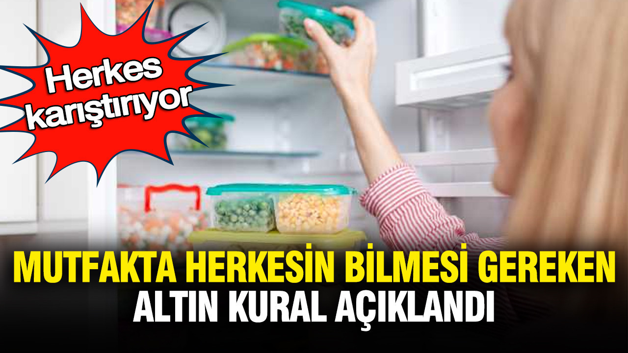 Mutfakta herkesin bilmesi gereken altın kural: Sürekli karıştırılıyor