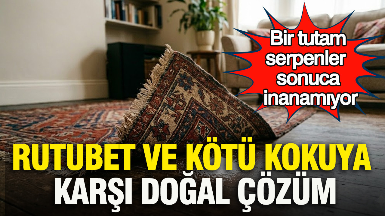 Rutubet ve kötü kokuya karşı doğal çözüm: Bir tutam serpenler sonuca inanamıyor