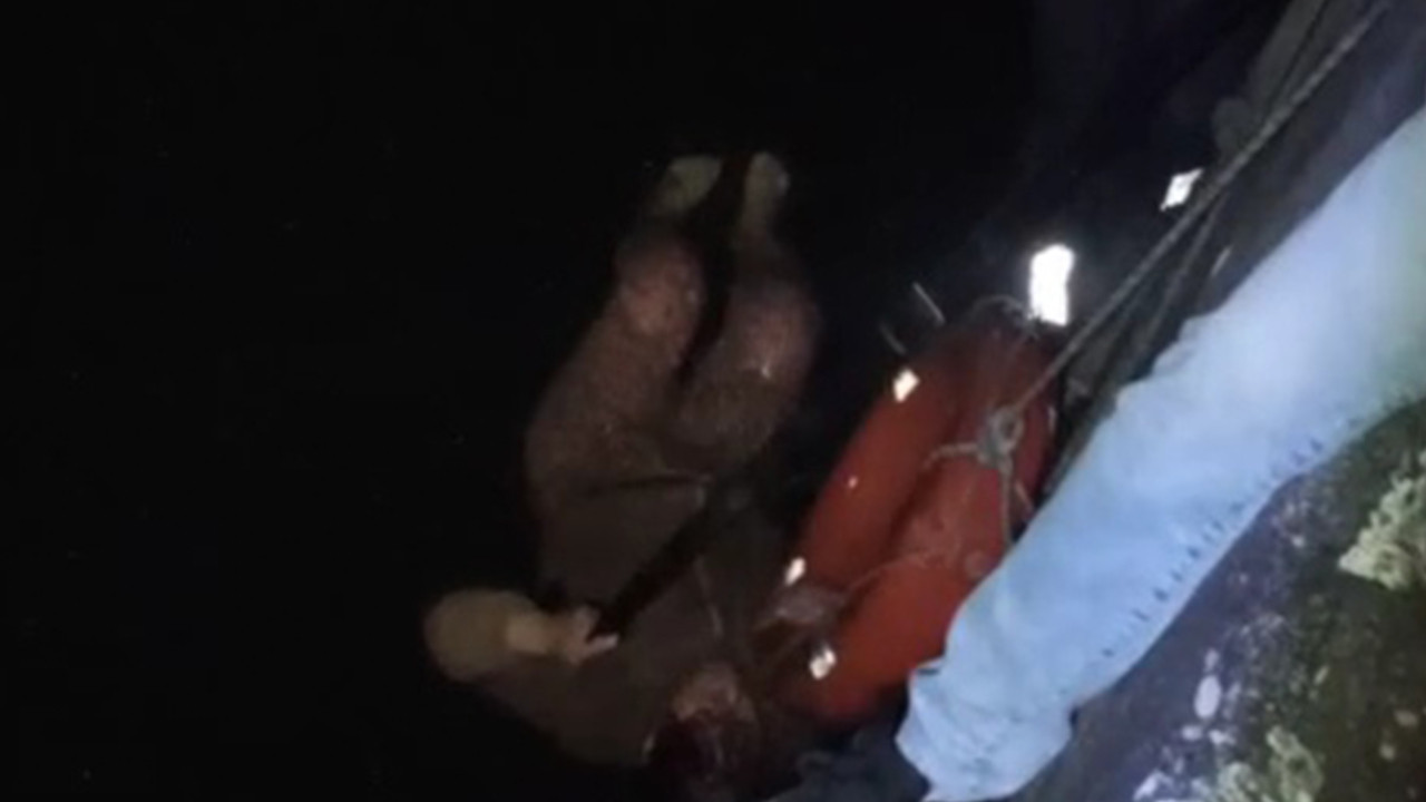 Seyhan Nehri'ne düşen kadını itfaiye ekibi kurtardı