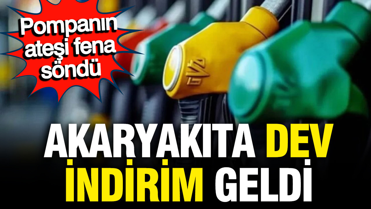 Akaryakıta gelen indirim yüzleri güldürecek, istasyonlara koşacaksınız; Motorin 67'nin altına düştü
