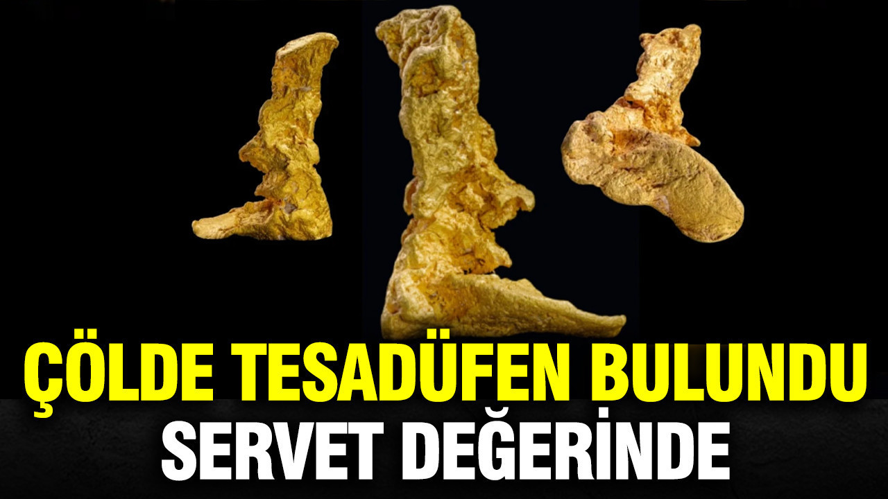 Çölde tesadüfen bulunan külçe altın çizme: İstenen bedel dudak uçuklattı