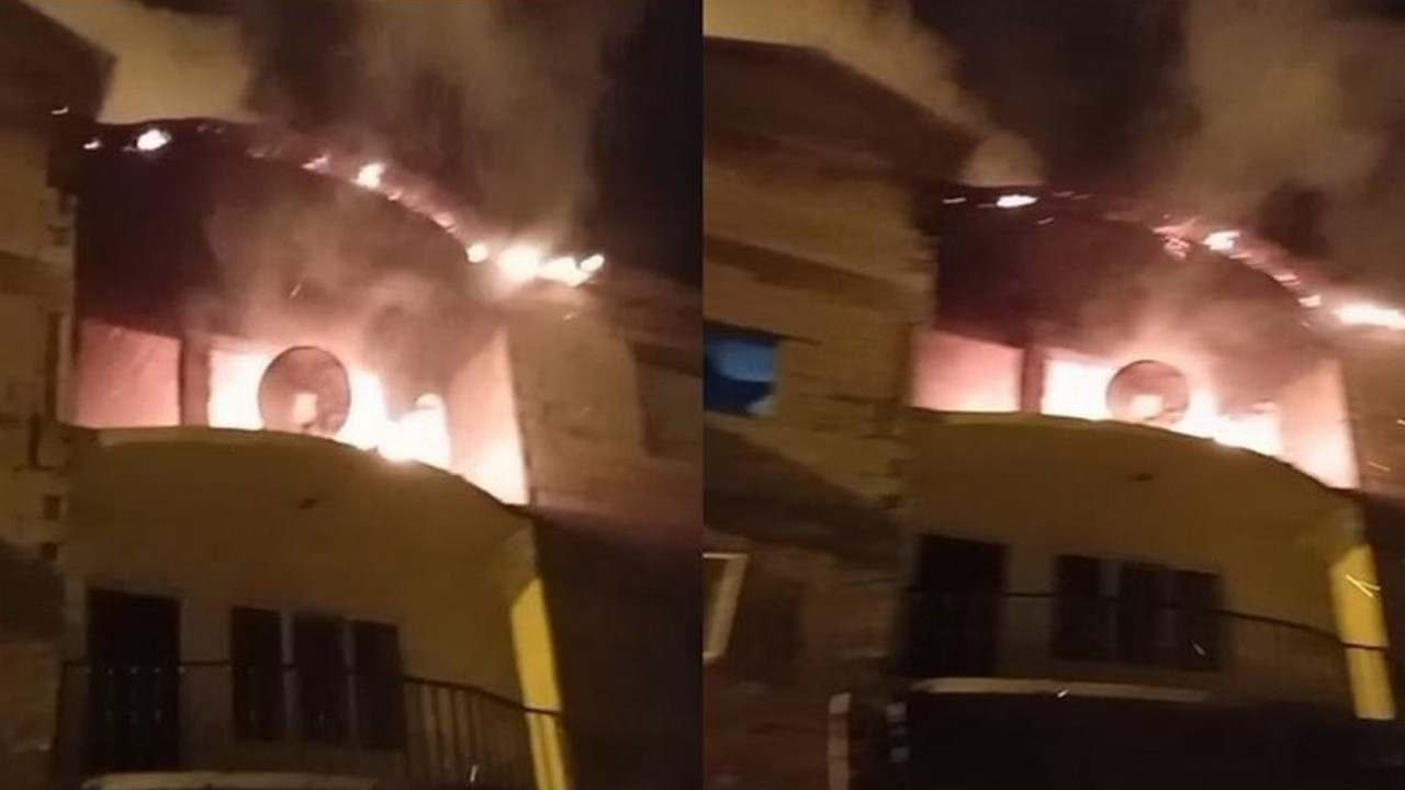 Hakkari’de korkutan ev yangını